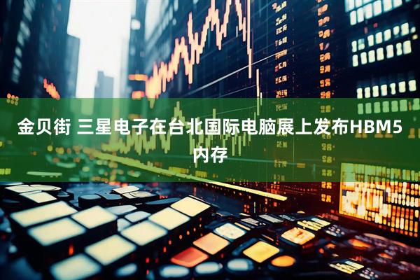 金贝街 三星电子在台北国际电脑展上发布HBM5内存